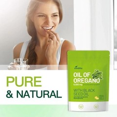 2 PACKS-VivoNu Oil of Oregano Capsules | 6Kmg Oil of Oregano with Black Seed Oil