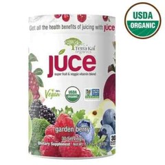 2 Packs Terra Kai Organics JUCE Super Fruit Veggie Vitamin Blend, 12.2 Oz