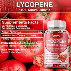Lycopene Capsules 80mg – High Protency Antioxidant & Prostate Health Support