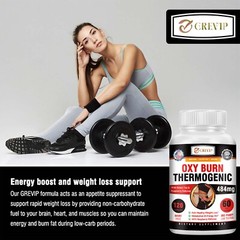 120pcs Oxy Burn Thermogenic-L-Carnitine-Appetite Control,Weight Loss, Fat Burner