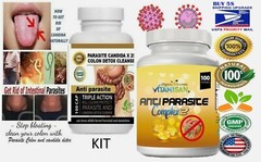 Remove Parasite ANTI PARASITE HERBAL Body Cleanse DETOX para Parasitos y Amibas