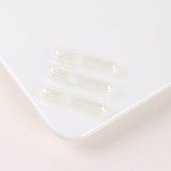 Size 2 Clear Separated Empty Gelatin Pill Capsules Kosher Gel Caps Gluten-Free