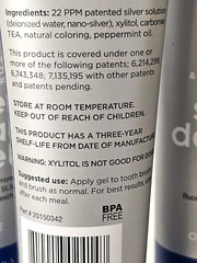 3- Activz Silver Dental Gel Solution 22 ppm w Xylitol & Peppermint Oil 4 FL Oz