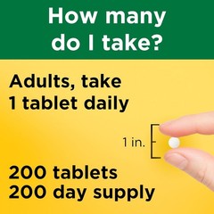 Nature Made Magnesium Oxide 250 mg Tablets – 200 Count for Muscle & Heart