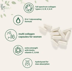 Micro Ingredients Multi Collagen Peptides Complex, 240 Caps