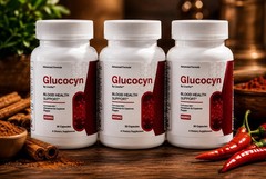 3 Pack Glucocyn Capsules All Natural Glycogen Support. Exp 03/2027.