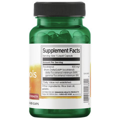 Swanson Double Strength Tocotrienols – Vitamin E Tocotrienols Supporting Hear…