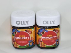 Olly Kids Immunity Wellmune Elderberry, Cherry Berry 2pk, Gummies Exp: 12/25