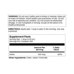 HERITAGE STORE Atomidine, Drops, Unflavored (Btl-Glass) | 2oz | 60 Day Money
