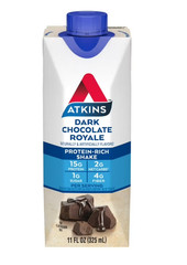 Atkins Dark Chocolate Royale Protein Shake, High Protein, Low Carb 8 Ct