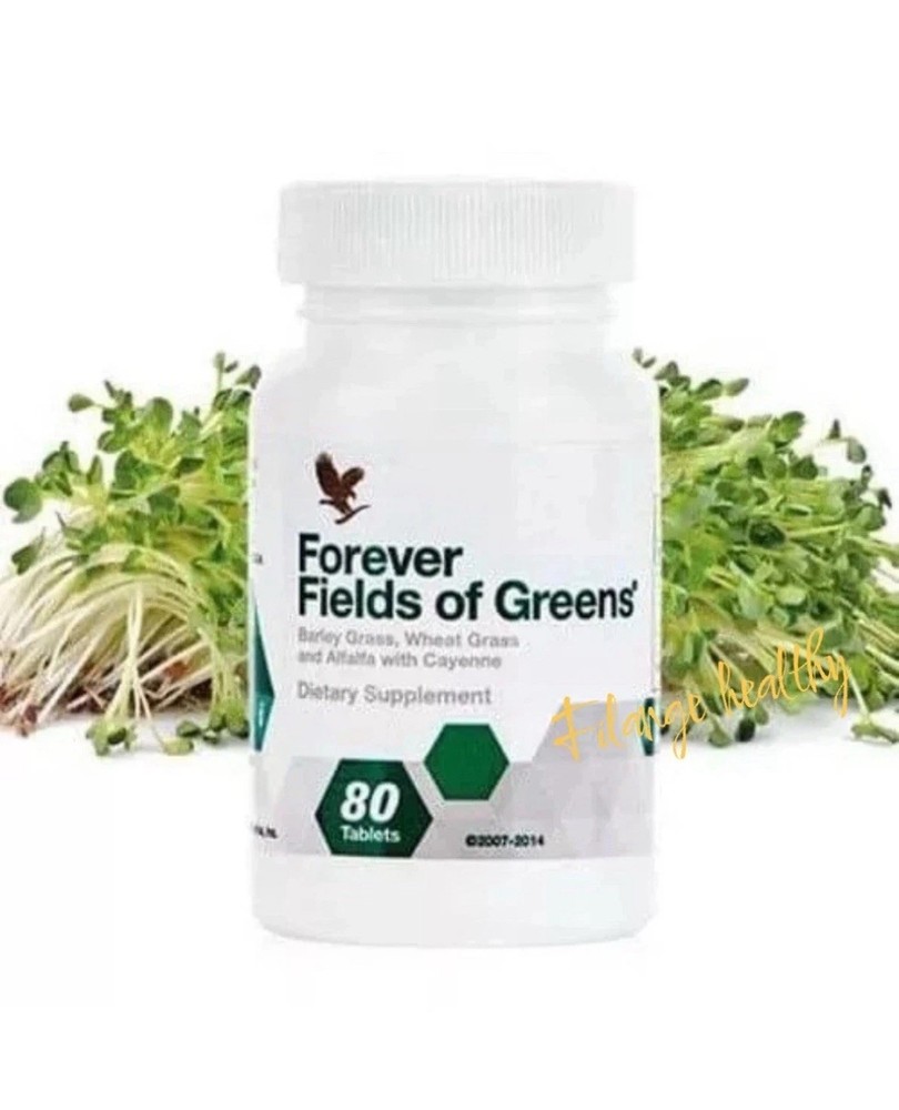 1 Bottles – Forever FIELDS of GREENS Green Super Food, Helps Digestion SHIP FREE
