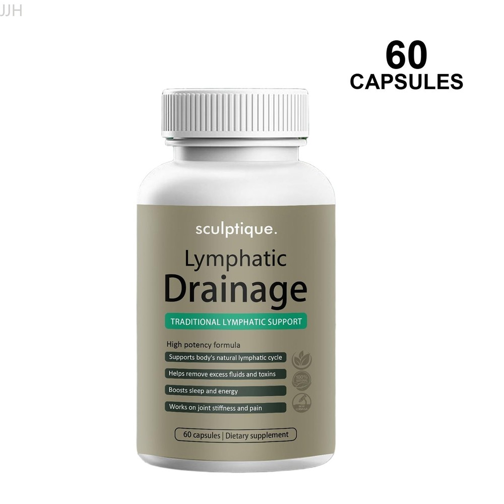 3pcs/set Lymphatic Drainage Capsules, Lymphatic Drainage 60-Capsules Sculptique