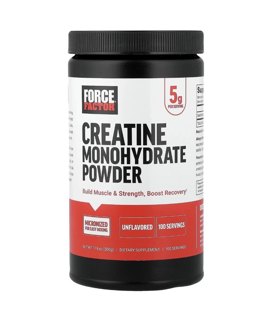 Creatine Monohydrate Powder, Unflavored, 17.6 oz (500 g)