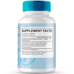 Brain Clear Capsules, Official Brain Health & Memory Support (5 Pack)