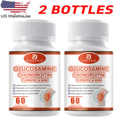Glucosamine Chondroitin Turmeric MSM Joint Flexibility Cartilage Care 120 Pills
