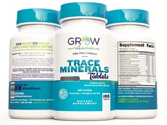 Trace Minerals Concentrace Trace Mineral Complex Tablets – 100 Tablets