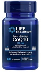 Super Ubiquinol CoQ10 100mg Enhanced Mitochondrial Support 60SGs