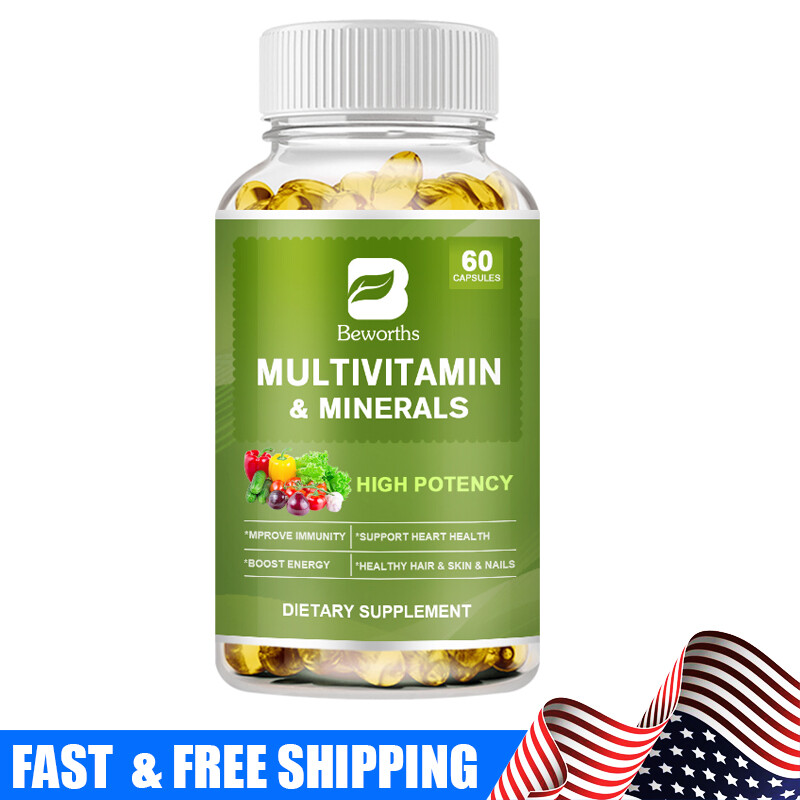 Best Multivitamin Highest Potency Daily Vitamins & Minerals Supplement 60 Caps