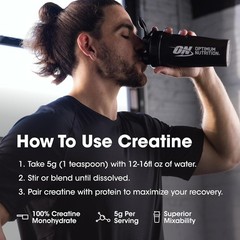 Micronized Creatine Monohydrate – Gluten-Free, 10.6 oz for Optimal Performance