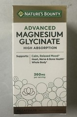 90 Capsules-Nature’s Bounty Magnesium Glycinate Supplement