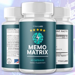 (2 Pack) Memo Matrix Nootropic Natural Brain Supplement MemoMatrix 120 Capsules
