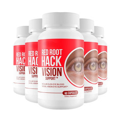 5-Pack Red Root Hack Vision – RedRoot Vision – Eye Support 300 Hack Capsules