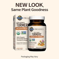 Organic Turmeric Curcumin Supplement with Ginger Probiotics 60 Tablets Gluten…