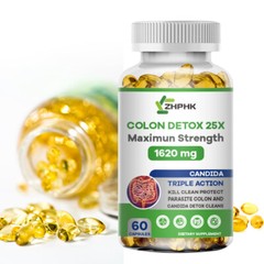 Digestive System Support Supplement Candida Cleanse Natural Herbs 4 Gut & Colon