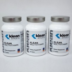 Klean Athlete Klean Multivitamin, 60 Tablets per Bottle (3 Pack)