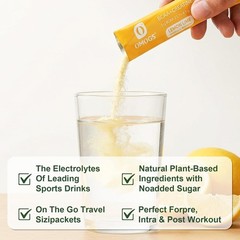 Natural Lemon Flavored Creatine Monohydrate + BCAA, 3.2 oz for Energy & Recovery