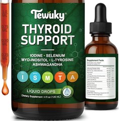 Thyroid Support Supplement Metabolism Booster, Energy, Brain Fog & Thinning Hair