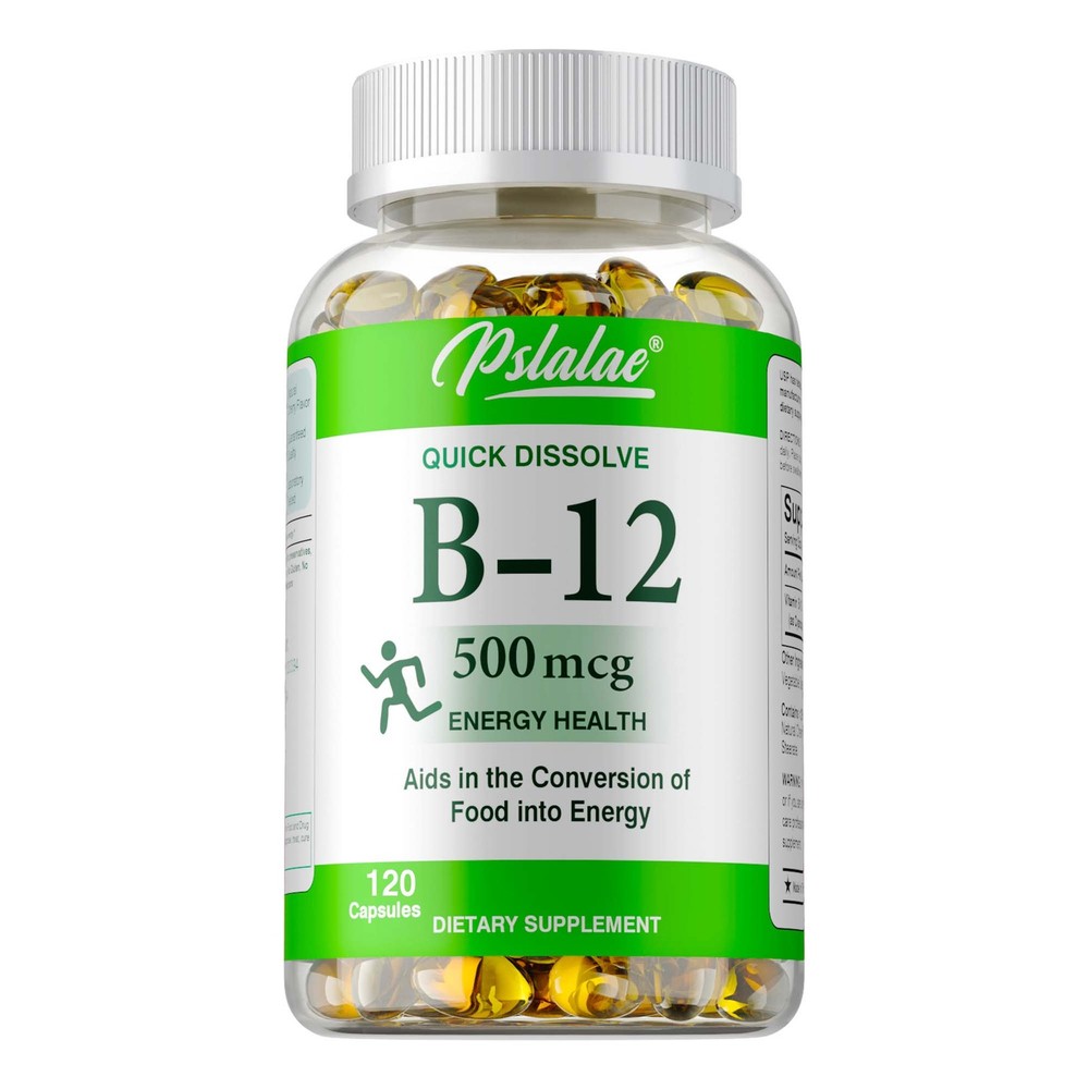 Vitamin B12 500mcg – Supports Brain, Metabolism, and Nervous System Health