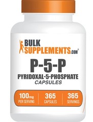 BulkSupplements Pyridoxal-5-Phosphate Capsules – P5P – Available in 50mg, 100mg