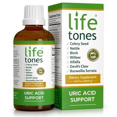 URIC ACID SUPPORT Liquid Herbal Cleanse Detox Joint Comfort 3.38 Fl Oz LIFETONES