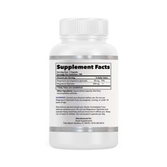 Simpli Supplements Magnesium Glycinate 400mg 180 Capsules (Vegan Friendly, USA M