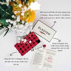 [1 BOX] Hydrolyzed Collagen ELASTEN Germany Elasten Drinking with 28 tubes