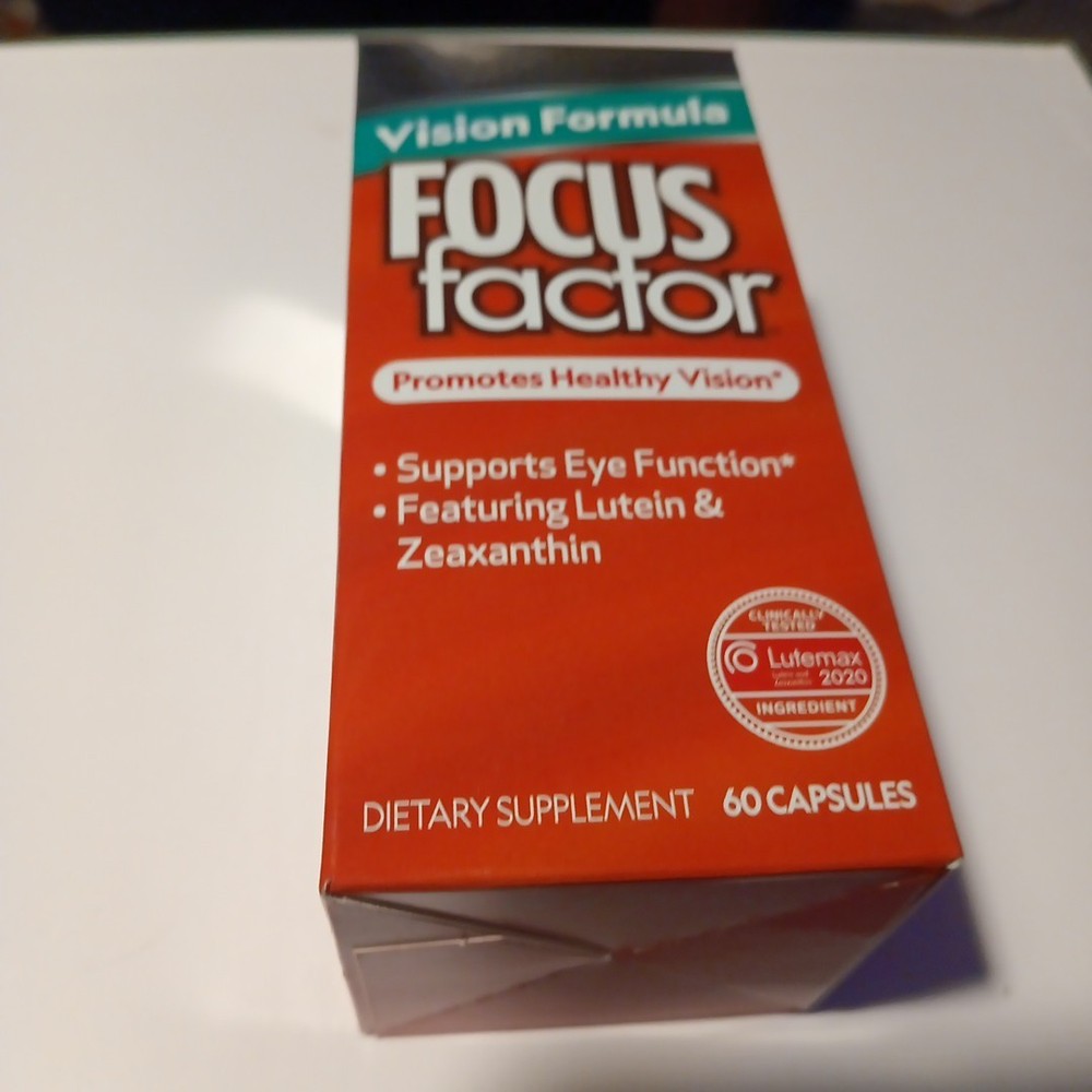 Focus Factor Vision Formula Promotes Healthy Vision 60 Capsules 5/2025