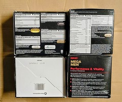 4x GNC Mega Men Performance and Vitality Vitapak Program 30 Packs EXP 12/25