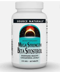 Source Naturals, Mega Strength Beta Sitosterol 375 mg -60 Tablets