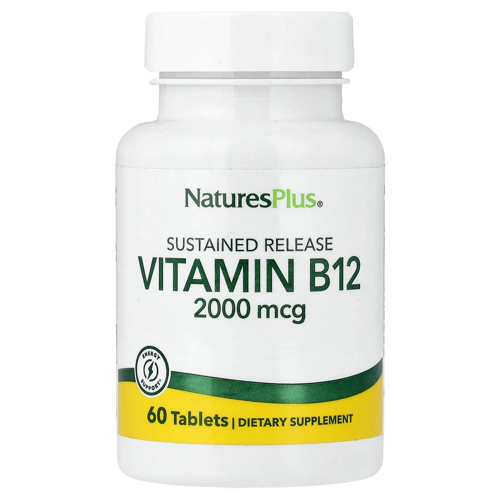 2 X NaturesPlus, Vitamin B12, Sustained Release , 60 Tablets