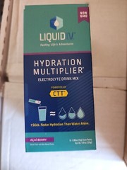 Liquid I.V. Hydration Multiplier Packets Acai Berry Flavor 8ct Sticks(L5).