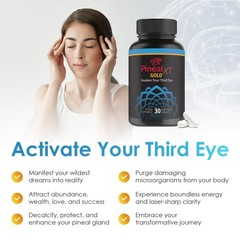 Pineal Gland Supplement for Focus, Memory, Detox, and Awakening – 7 Ingredients