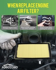 2-Pack Engine Air Filter Fits for 2022-2026 Toyota Tundra 3.4L / 20… Fast Ship