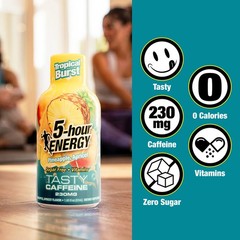 Shot, Extra Strength, Tropical Burst, 15 Count