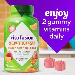 vitafusion GLP-1 Support Multivitamin, Vitamin and 90 Count (Pack of 1)