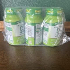 Nature’s Truth D3 5000 IU High Potency 390 Softgels, 5/28-3pk