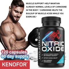 Nitric Oxide L-Arginine Pre Workout+Testosterone Booster,L-Citrulline Men’s,Test