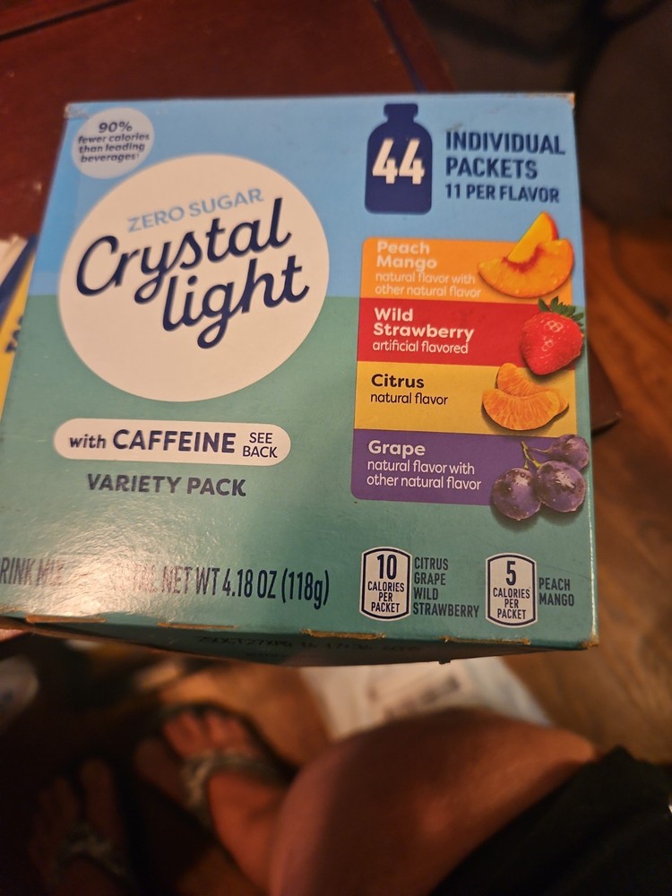 Crystal Light Energizing Variety Pack, 44 ct On-the-Go Packets