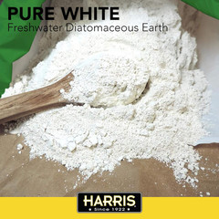 HARRIS Diatomaceous Earth Food Grade,Half Pound with Easy Application Puffer Tip