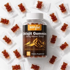 Pure Himalayan Shilajit Gummies Gold No Added Sugar I Natural Himalayan Shilajit